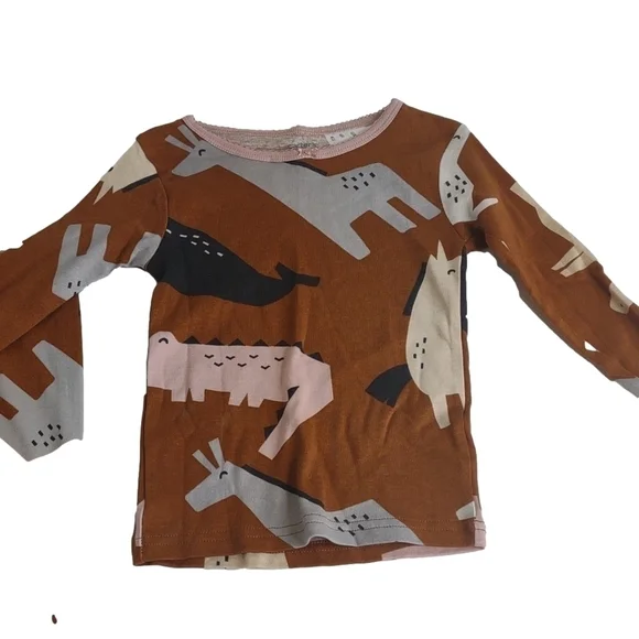 Carter's animal print two-piece pajama set, size 3T, NWT - Picture 4 of 6